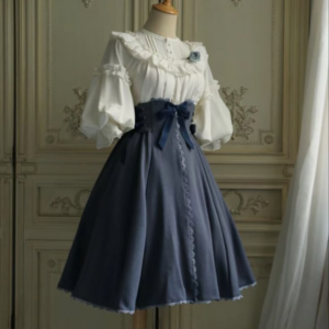 High Waist Cottagecore Skirt